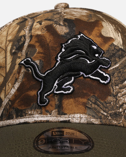 New Era Detroit Lions 'NFL Season Kick Off' 9FORTY A-Frame Snapback Realtree/Olive