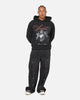 Saint Morta Heavens Kitchen Boxy Hoodie Black Wash
