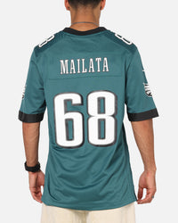 Nike Philadelphia Eagles Jordan Mailata #68 Home Game NFL Jersey Teal