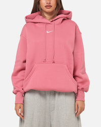 Nike Women's Sportswear Phoenix Fleece Oversized Pullover Hoodie Peony/Sail