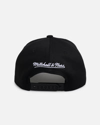 Mitchell & Ness Los Angeles Lakers 'Upside Down Logo' Pro Pinch Snapback Black