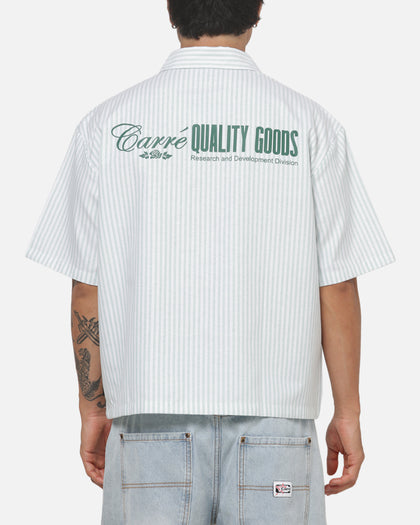 Carre District Woven Button Up Shirt Antique White
