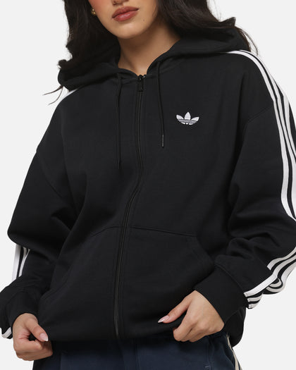 Adidas Baggy Full Zip Hoodie Black