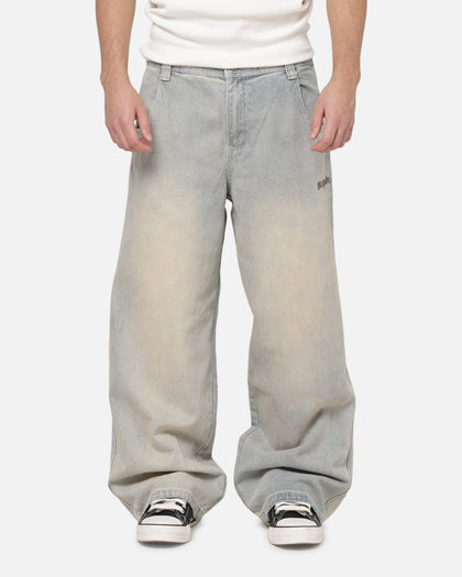Ed Hardy Faded Ultra Baggy Jeans Dirty Denim