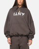 The Anti Order Reverse Logo Hoodie Charcoal Grey