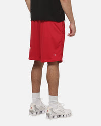 Saint Morta Scripted Mesh Shorts Vintage Red
