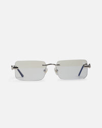 Belvoir & Co Hamptom Anti Blue Light Glasses Silver