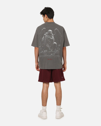 Saint Morta Divine Duty X T-Shirt Washed Charcoal