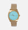 Nixon Time Teller Gold/Turquoise