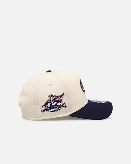 New Era Columbus Blue Jackets 'Team Color Visor' 9FORTY A-Frame Snapback Chrome/Official Team Color