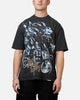 Sworn To Us Ride Strong 'Outlaw Spirit' T-Shirt Washed Black