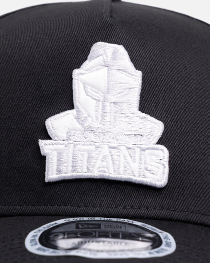 New Era Gold Coast Titans 'NRL Glow In The Dark' 9FORTY A-Frame Snapback Black