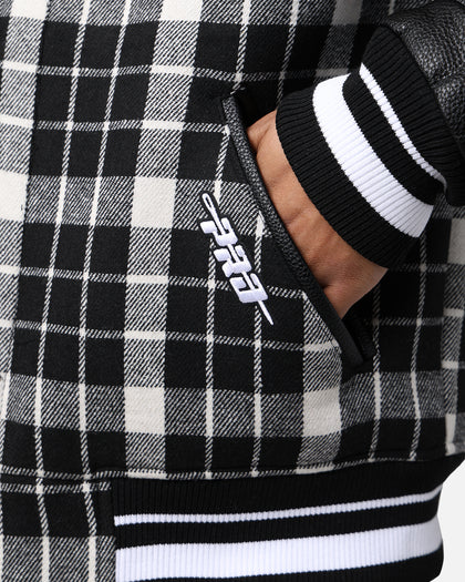 Pro Standard Las Vegas Raiders Pro Prep Plaid Jacket White/Black