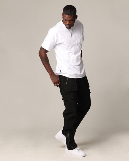 Saint Morta State Of Morta Appliqué T-Shirt White