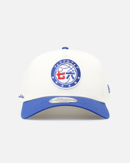 New Era Philadelphia 76ers 'NBA X Hyperfly Katakana' 9FORTY A-Frame Snapback Chrome White