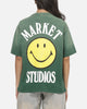 Market Smiley Lockup T-Shirt Dark Green