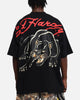 Ed Hardy Oversized Panther T-Shirt Black