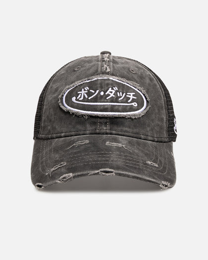 Von Dutch Japanese Script Trucker Strapback Black