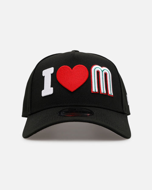 New Era Mexico National Baseball Team 'Love' 9FORTY A-Frame Snapback Black