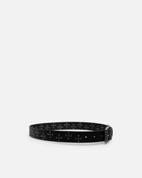 Saint Morta Dagger Leather Belt Black