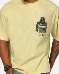 Mitchell & Ness Chicago Bulls Worldwide T-Shirt Chartruese