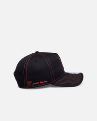 New Era Boston Red Sox 'Spider Web' 9FORTY A-Frame Snapback Black/Orange