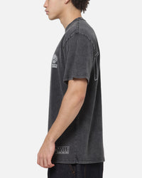 Bleacher Athletic Wests Tigers NRL Attrition Washed T-Shirt Black