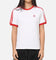 Adidas Women's 3 Stripe T-Shirt White/Red