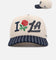 Mitchell & Ness Los Angeles Dodgers 'Visor Stripes' Pro Pinch Snapback Natural