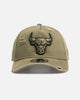 New Era Chicago Bulls 'Distressed Olive' 9FORTY A-Frame Snapback Olive