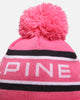 New Era X Alpine Team Cuff Knit Beanie Pink