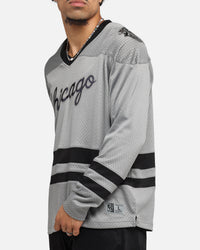 Mitchell & Ness Chicago Bulls Chrome Jersey Gunmetal Grey