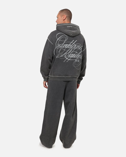 Mitchell & Ness Las Vegas Raiders Star Script Hoodie Washed Black
