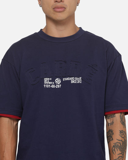 Carre Phys Ed 2 Tone T-Shirt Dark Navy