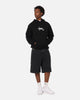 S Double Small Stock Hoodie Black