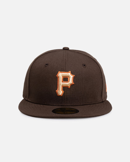 New Era Pittsburgh Pirates 'Walnut' 59FIFTY Fitted Dark Brown
