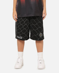 Carre Carre Carré X Coca Cola The Grid Mesh Shorts Black