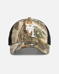 New Era Los Angeles Dodgers 'Upside Down Realtree Logo' 9FORTY A-Frame Trucker Snapback Realtree Edge