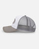 Von Dutch Grey & White Trucker Snapback Grey/White
