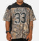 Majestic Athletic Philadelphia Eagles Mesh Oversized T-Shirt Khaki Forest Camo