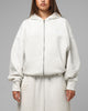 Loiter Pearl Zip Hoodie Off White