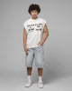 Loiter Legends Never Die Muscle T-Shirt White