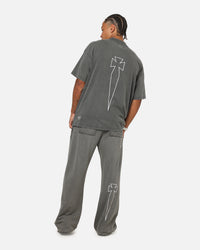 Saint Morta Athltc T-Shirt Washed Charcoal