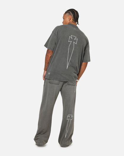 Saint Morta Athltc T-Shirt Washed Charcoal