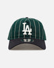 New Era Los Angeles Dodgers 'Pinstripe' 9FORTY A-Frame Snapback Dark Green