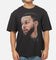 Mitchell & Ness Golden State Warriors Stephen Curry Big Head T-Shirt Washed Black