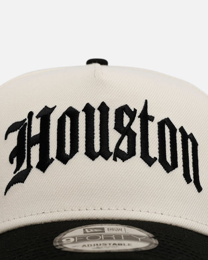 New Era Houston Astros 'City Pack' 9FORTY A-Frame Snapback Chrome/Black