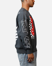 Fox Racing Honda Oversized Fleece Crewneck Dark Grey