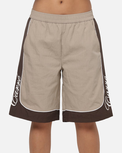 Carre Script Boardshorts Brown
