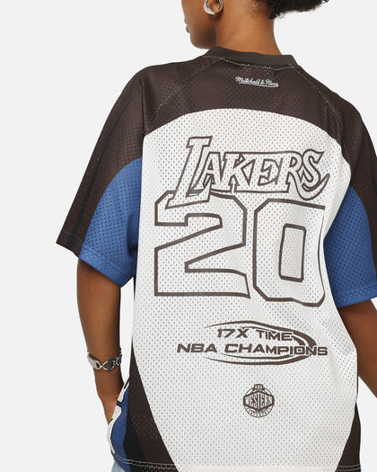 Mitchell & Ness Los Angeles Lakers Warehouse Rave Jersey White/Brown